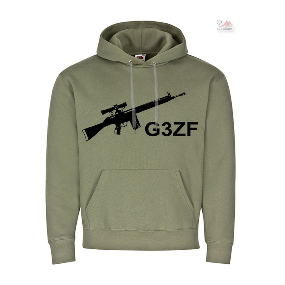G3ZF Scharfschütze Sturmgewehr Fallschirmjäger Waffe Hoodie #19759