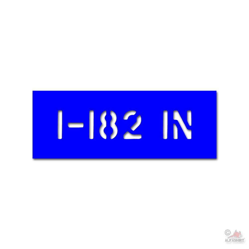 Paint Stencils Sticker 1-182 IN US Army Stencil Stencil 23x5cm # A4717