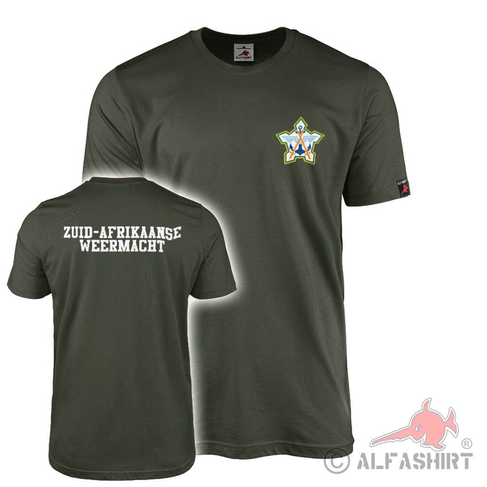T-Shirt Zuid Afrikaanse Weermacht Suid-Afrikaanse Weermag South African #43316