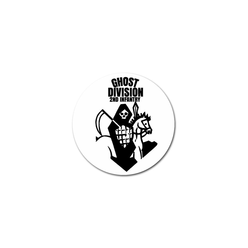 Ghost Division Type 2 Army Ghost Division 2nd Infantry Sticker 7x7cm # 27134