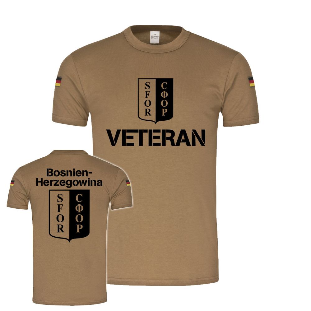 BW Tropenshirt SFOR Einsatz Veteran Bosnien Herzegowina Friedenstruppe #47610
