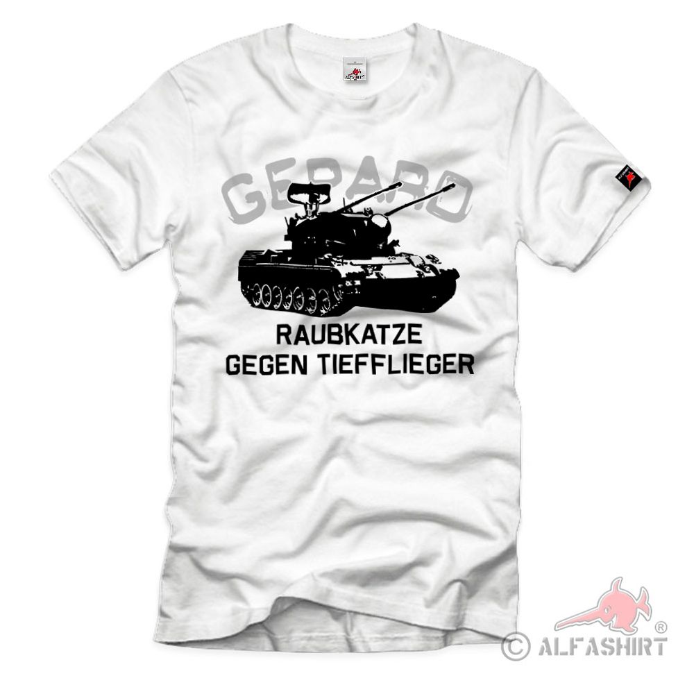 Cheetah big cat against low-flying anti-aircraft guns FlakPz T-Shirt #39926