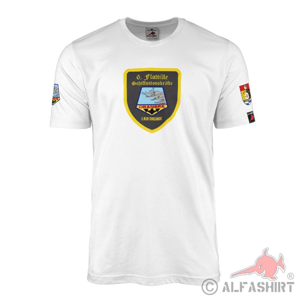 T-Shirt 6 Flotilla Dranske NVA National People's Army Torpedo Speedboat #43721