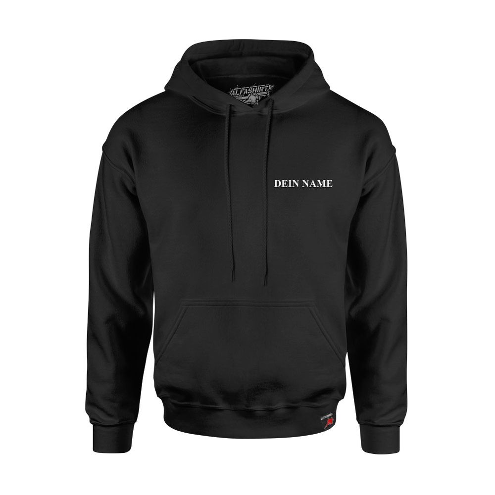 Hoodie Einsatz-Veteran Personalsiert ISAF SFOR KFOR Auslandseinsatz #41056