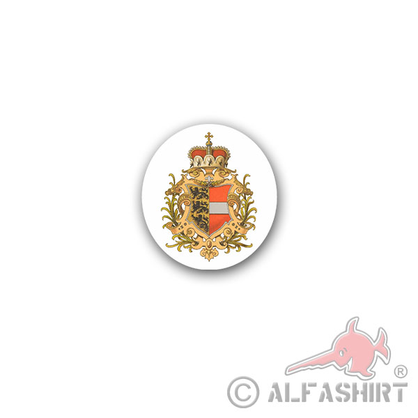 Sticker Duchy of Carinthia Austria Kingdom Monarchy 6x7cm A3218