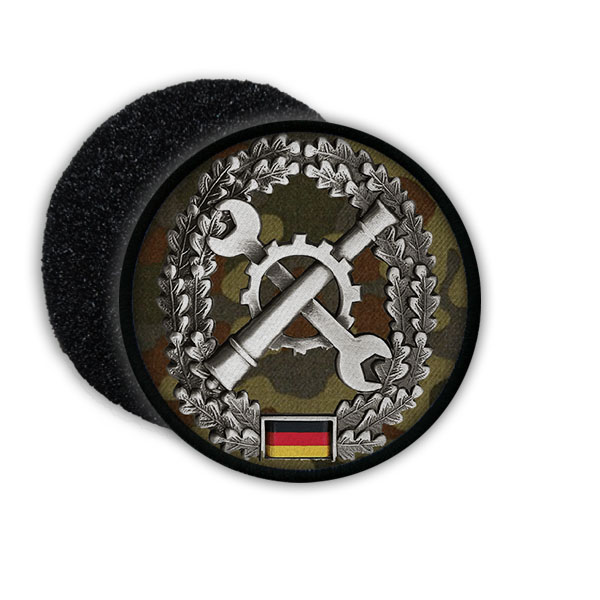 Patch BW Instandsetzung Inst Barett Abzeichen Bundeswehr Aufnäher Werkzeug 20881