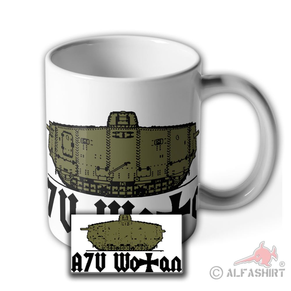 A7v Wotan Militär Heer Kampfpanzer Panzer Tasse #16672
