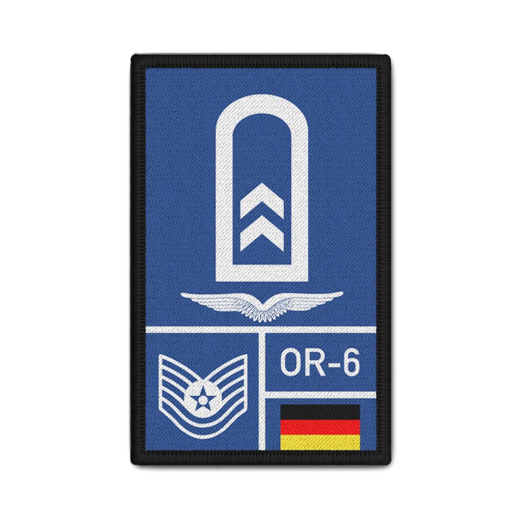 Rank Patch Bundeswehr Heer Luftwaffe Marine Navy Blau #BW-Patch