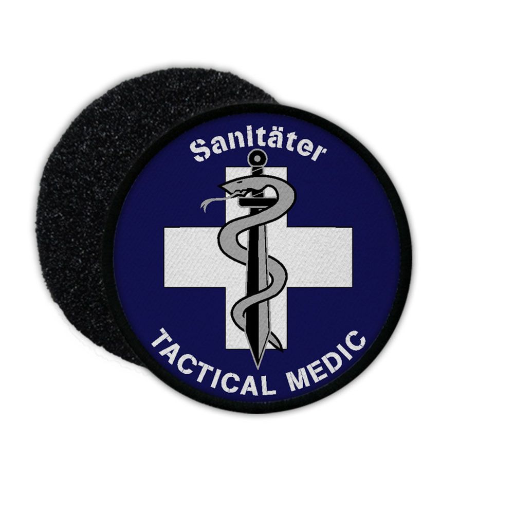 Patch TACTICAL MEDIC Sanitäter Rettungs Rett-San Mediziner Äskulapstab #31665