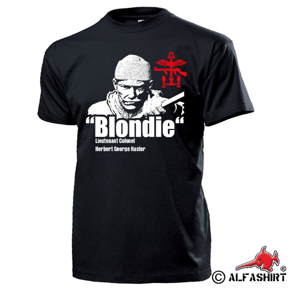 Blondie Hasler Lieutenant Colonel Herbert George Royal Marines Tee Shirt # 17269