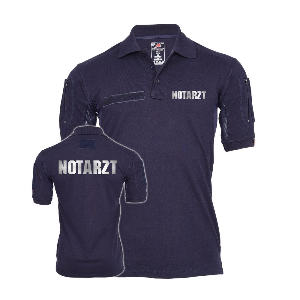 Tactical Polo Notarzt reflektierend Dr Arzt Rettungsdienst Hemd Bekleidung#23443