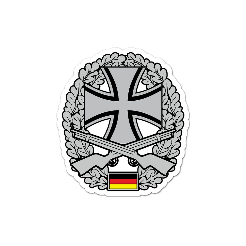 Aufkleber 9x8cm Sticker Heimatschutz Division Bundeswehr Land Bündnis #A6551