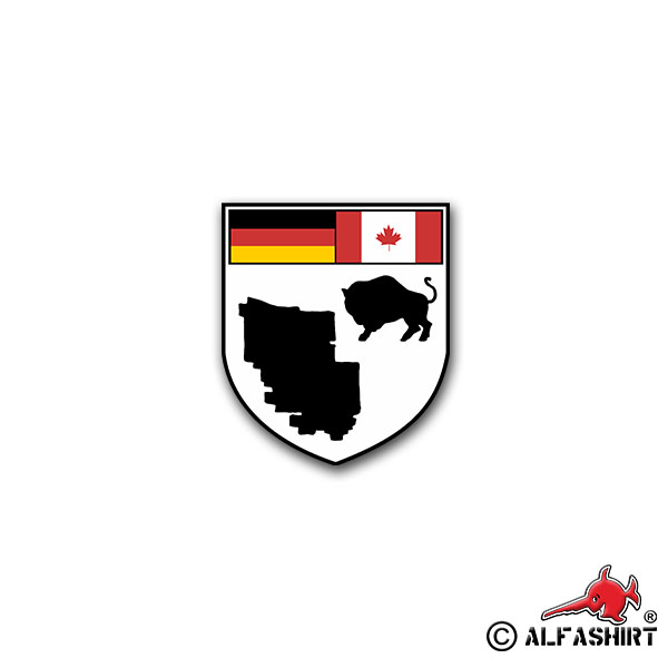 Aufkleber/Sticker CFB Shilo Canadian Forces Base Militär Stützpunkt 6x7cm A1571
