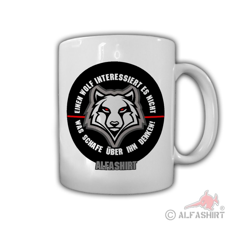 Mug A Wolf Does not Care What Sheep Thinks About Him # 32082