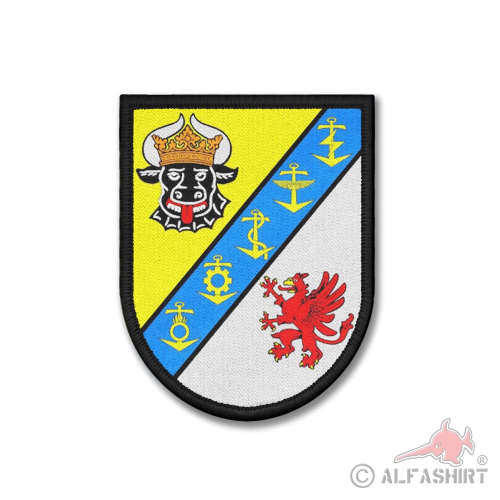 Patch Marinetechnikschule MTS Parow Bundes-Marine Bundeswehr Wappen #40456
