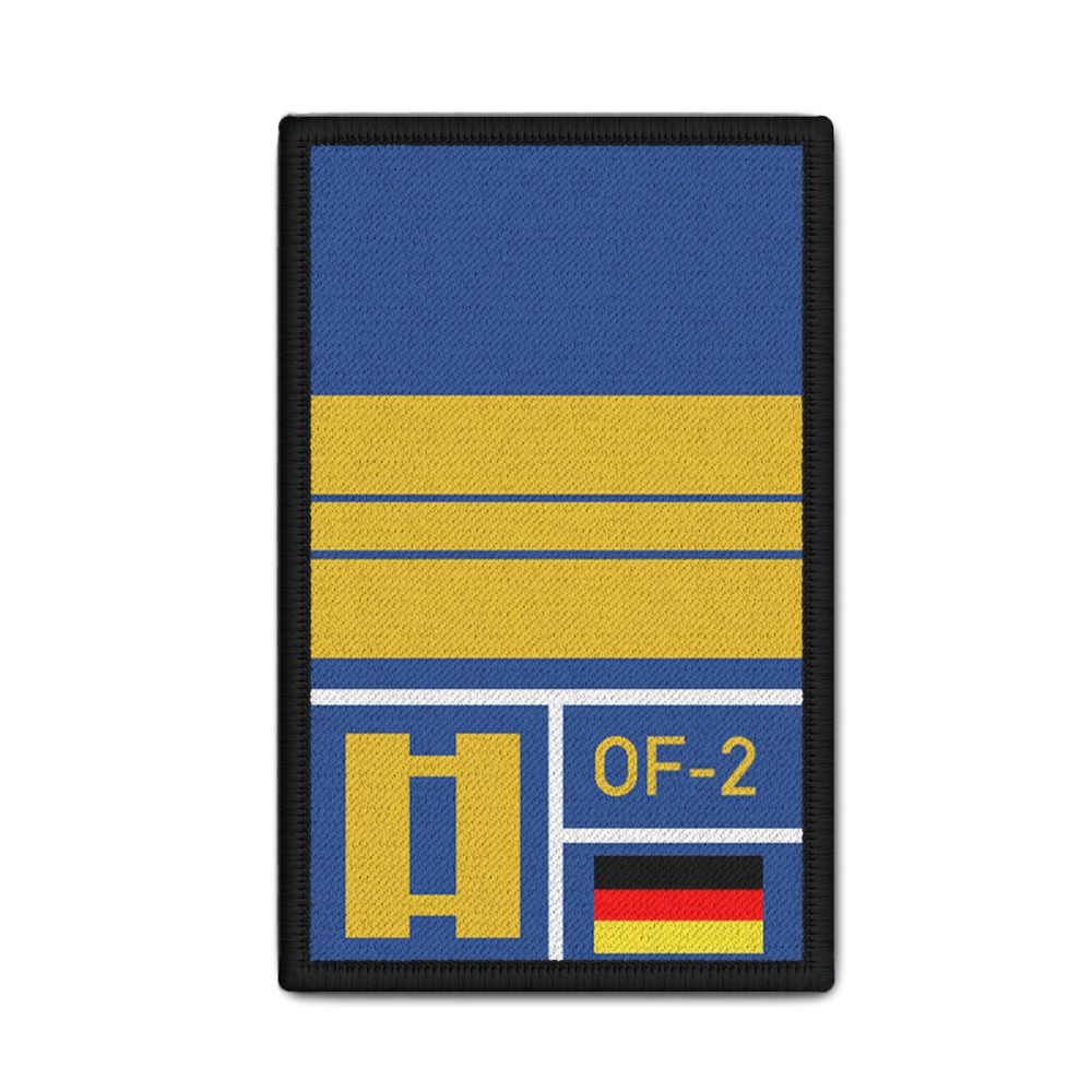 Rank Patch Bundeswehr Heer Luftwaffe Marine Navy Blau #BW-Patch