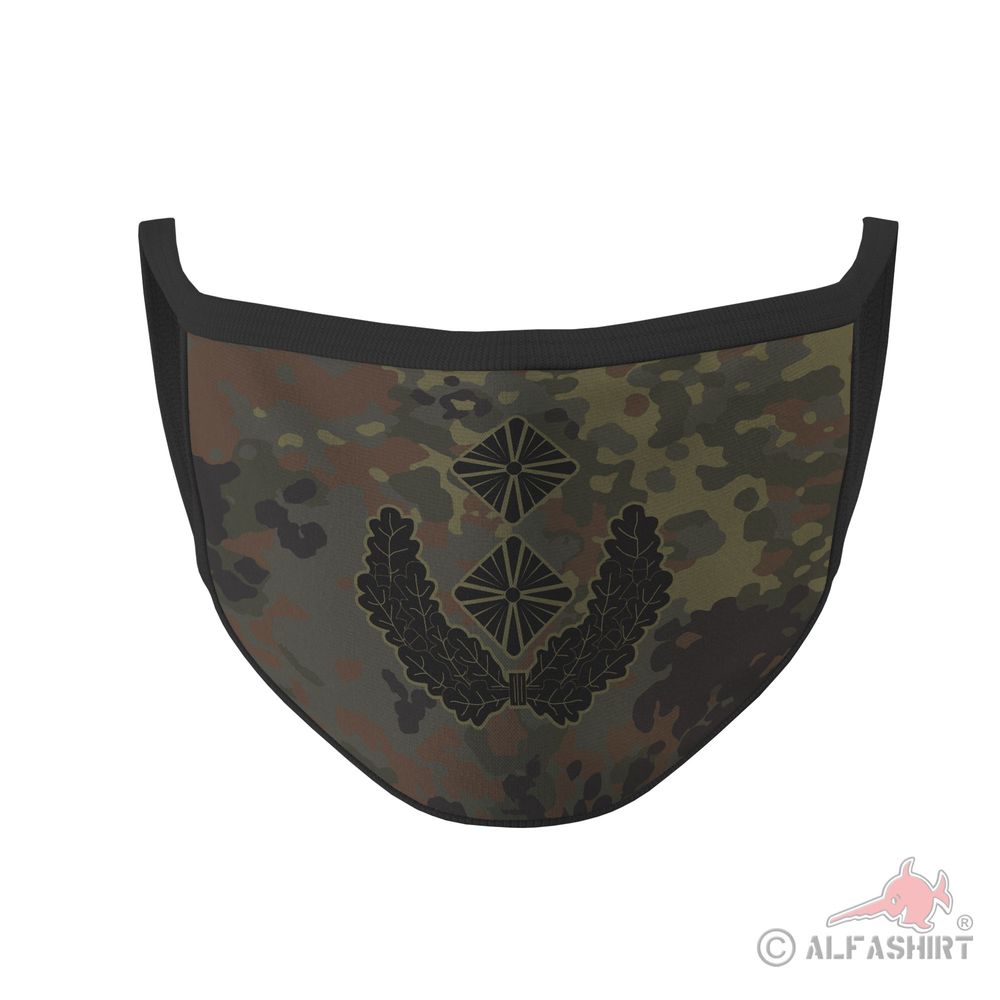 Mouth mask Lieutenant Colonel Flecktarn B Army Bundeswehr camouflage pattern pattern # 36077