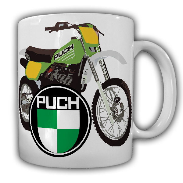 Tasse Puch-Tasse 500ccm Motocross Motorrad Geländemotorrad Biker #22260