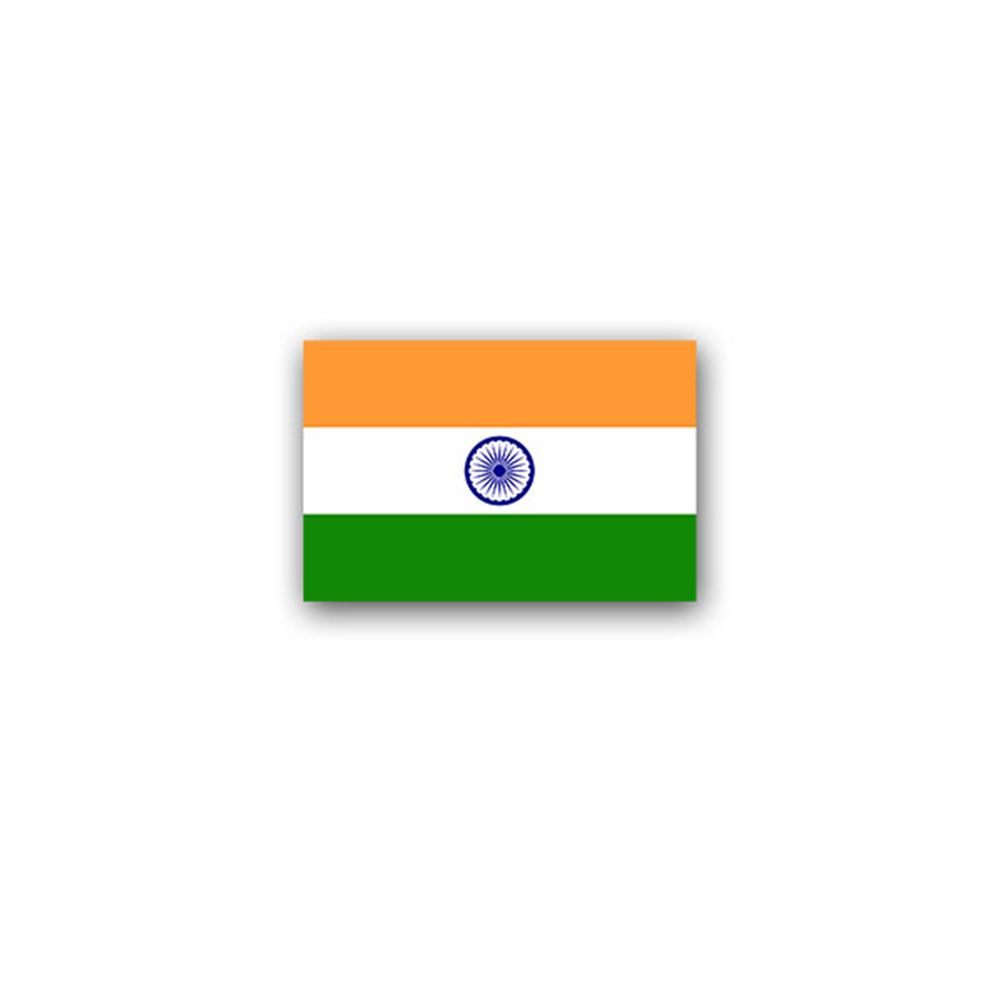 Aufkleber/Sticker Indien Flagge Staat Südasien Bundesrepublik India 11x7cm A2947