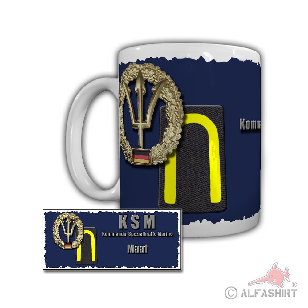 Tasse KSM Maat Marine Kranzfelder-Hafen Louisenberg Bundeswehr #29278