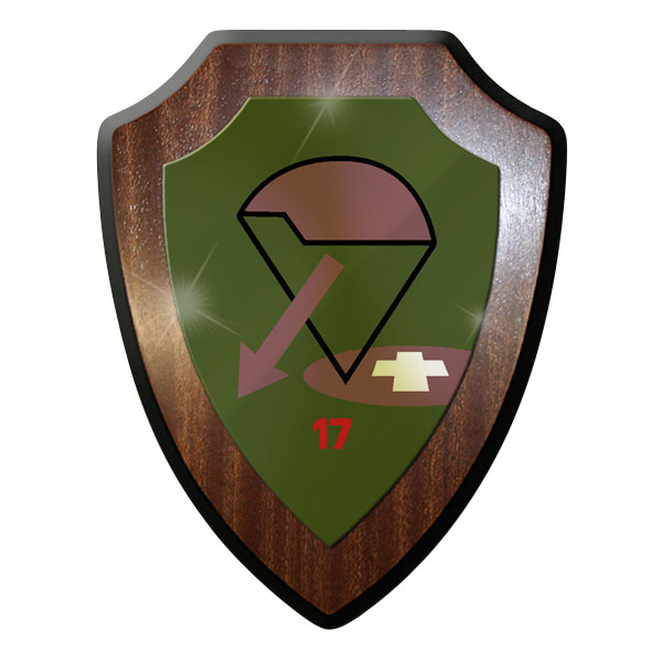 Wappenschild - Fsch AufKl Kp 17 KSK Fallschirmspringeraufklärerkompanie #11906