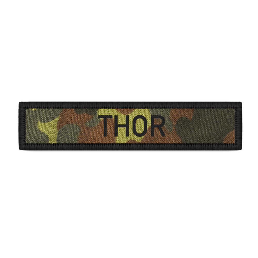 Patch Namensband BW Thor Thorsten Namen Streifen Bundeswehr Wikinger #35078