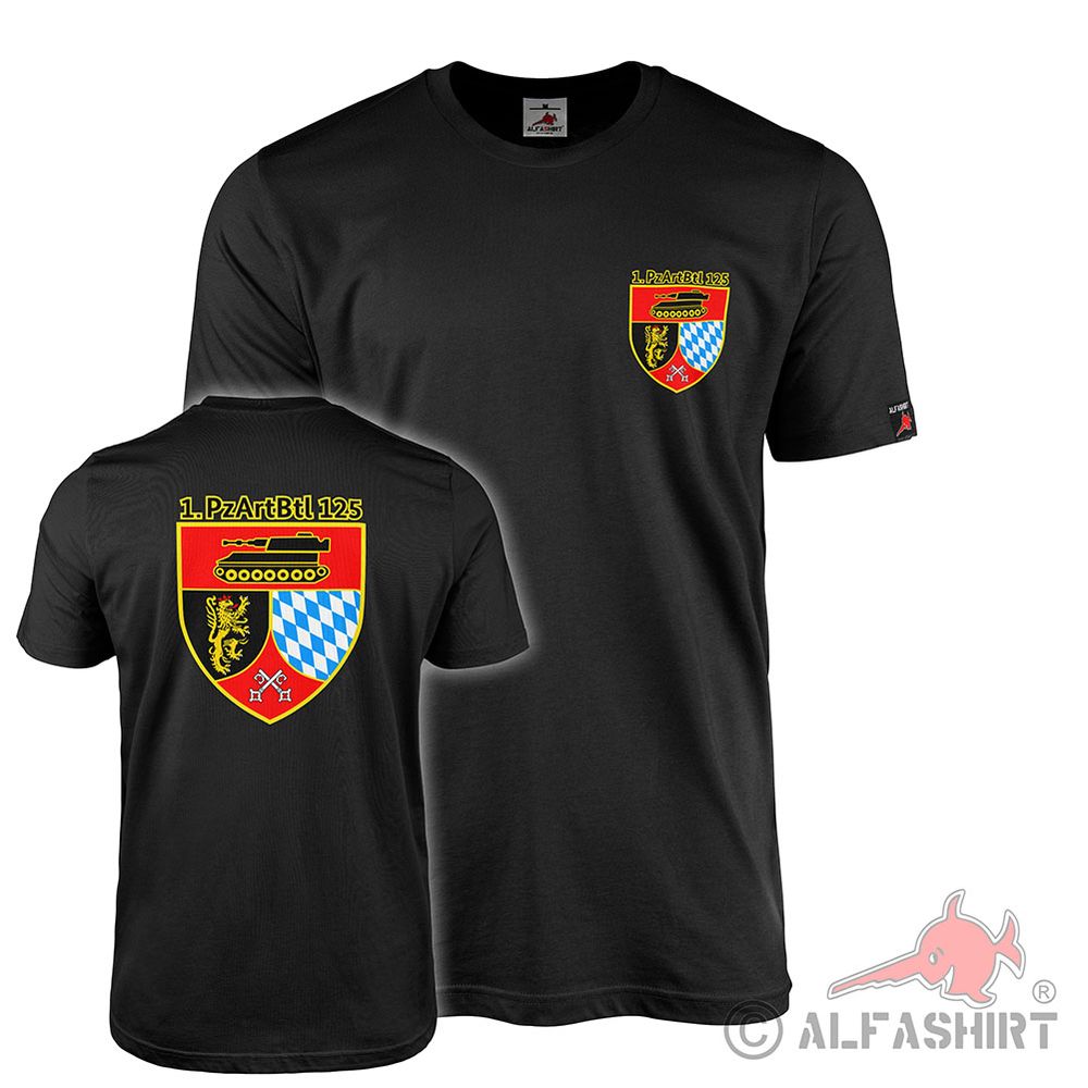 1 PzArtBtl 125 Bayreuth Bavaria Tank Artillery Battalion T-Shirt#44269