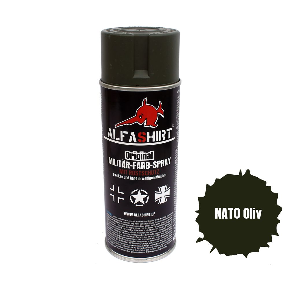 Color spray NATO olive Brit British Army US Belgian Army vehicle # 16238