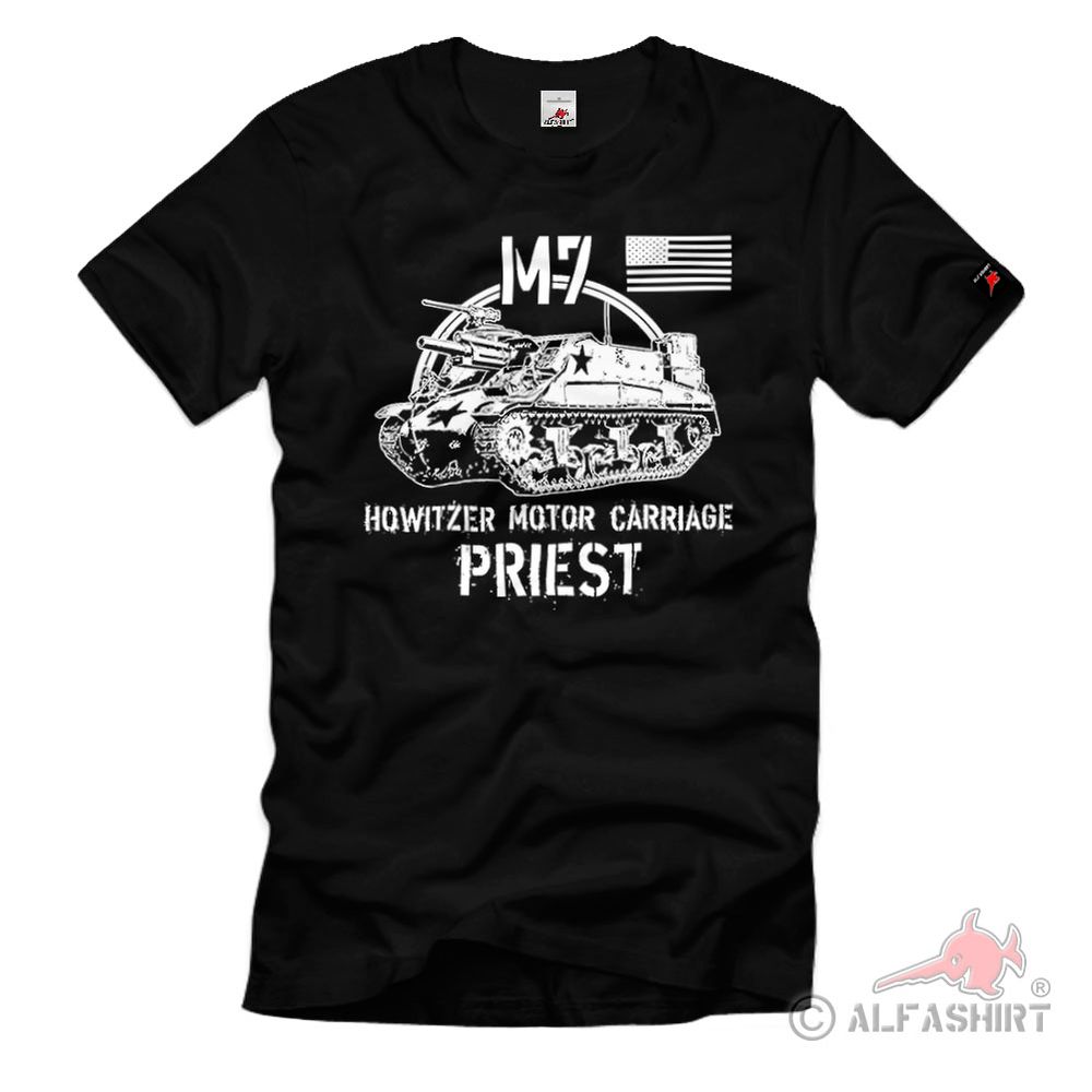 M7 Priest Howitzer Motor Carriage US Army Panzer Howitzer T Shirt #30706