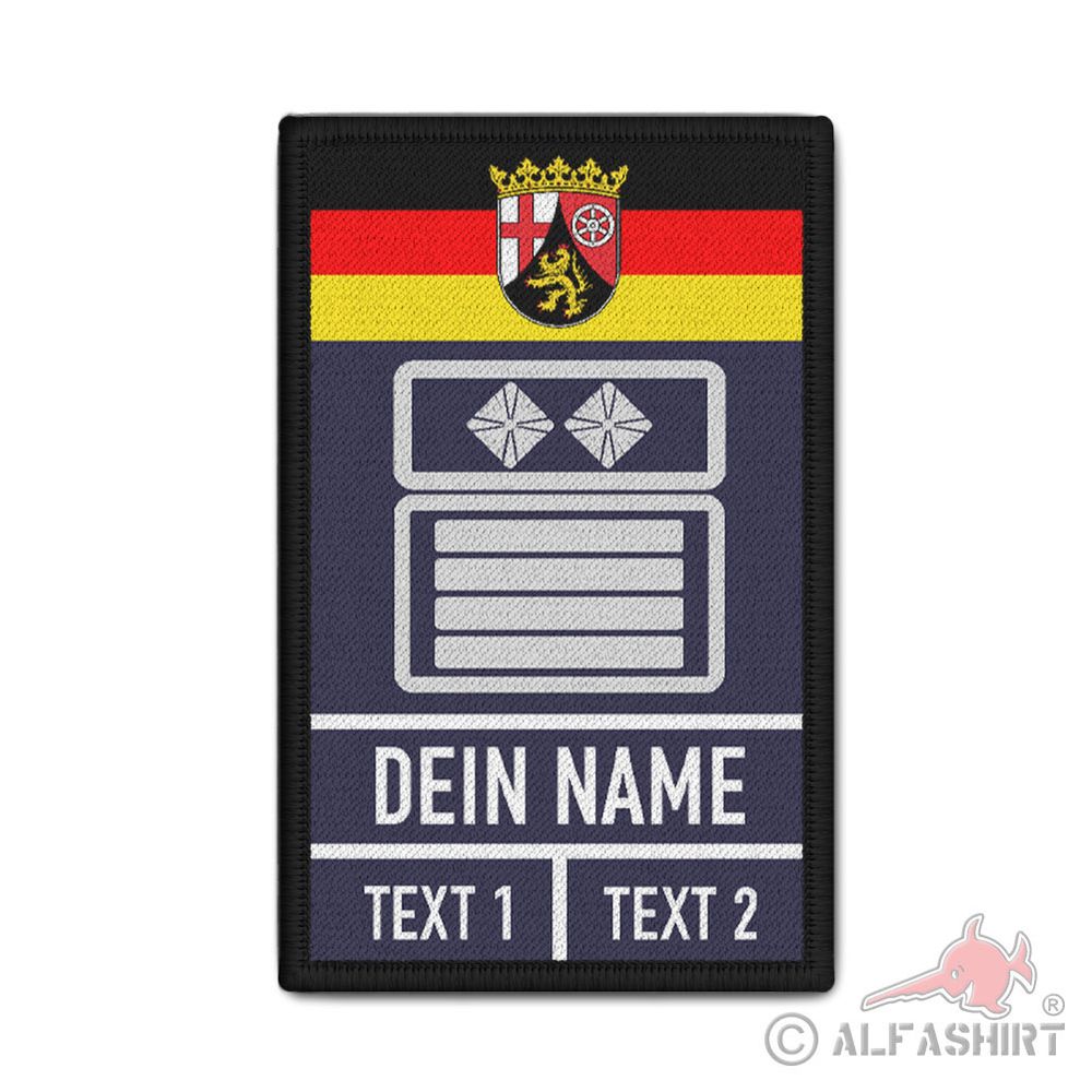 Rank Patch Feuerwehr Wehrleiter Brandamtsrat RPL Dienstgrad Freiwillige  #39196