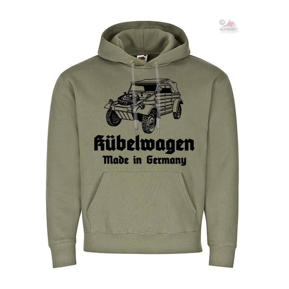 Hoodie Kübelwagen KDF Bundeswehr Militär Germany Kapuzenpullover #25938