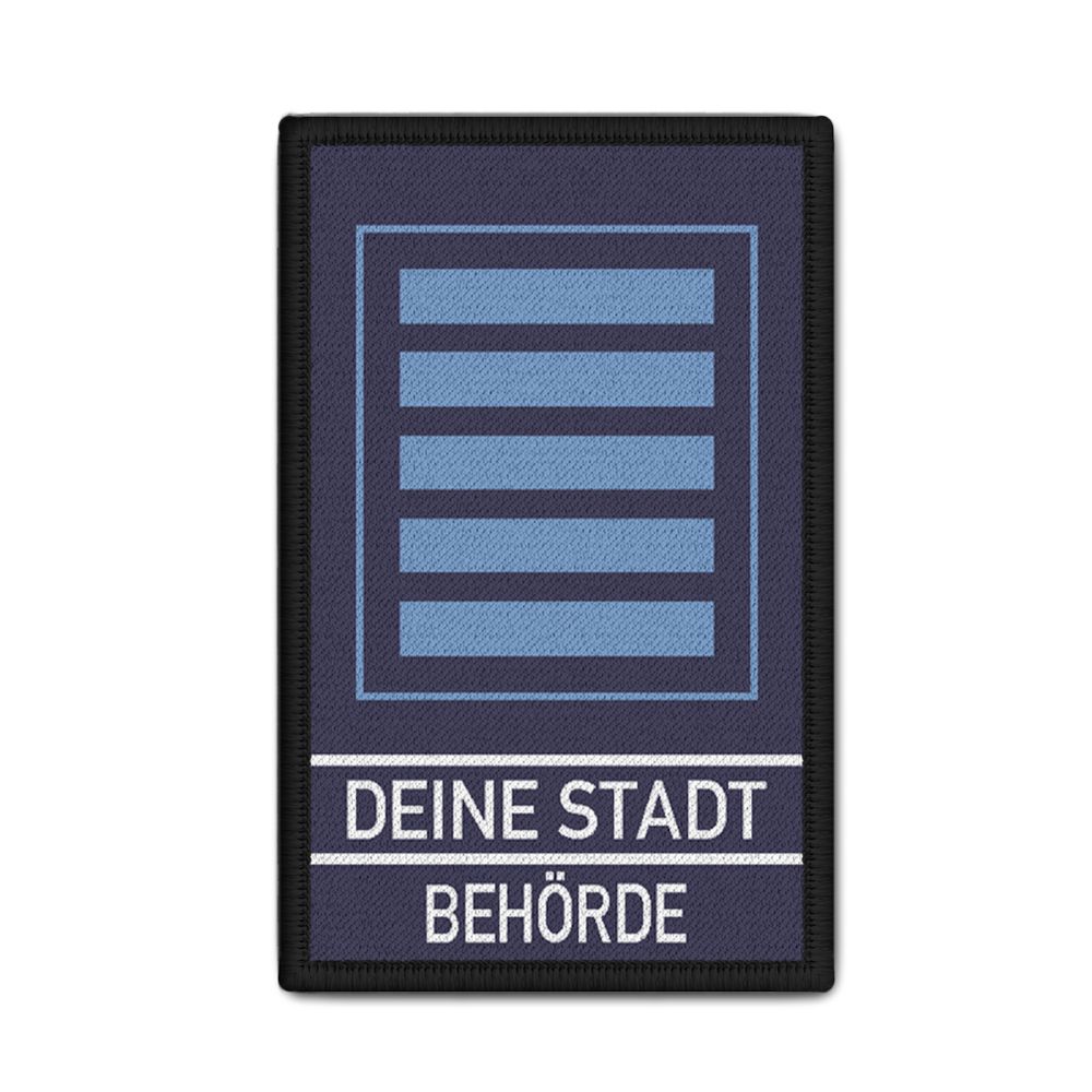 Rank Patch Ordnungsamt Personalized Service Grade Badge Official Klett # 36336