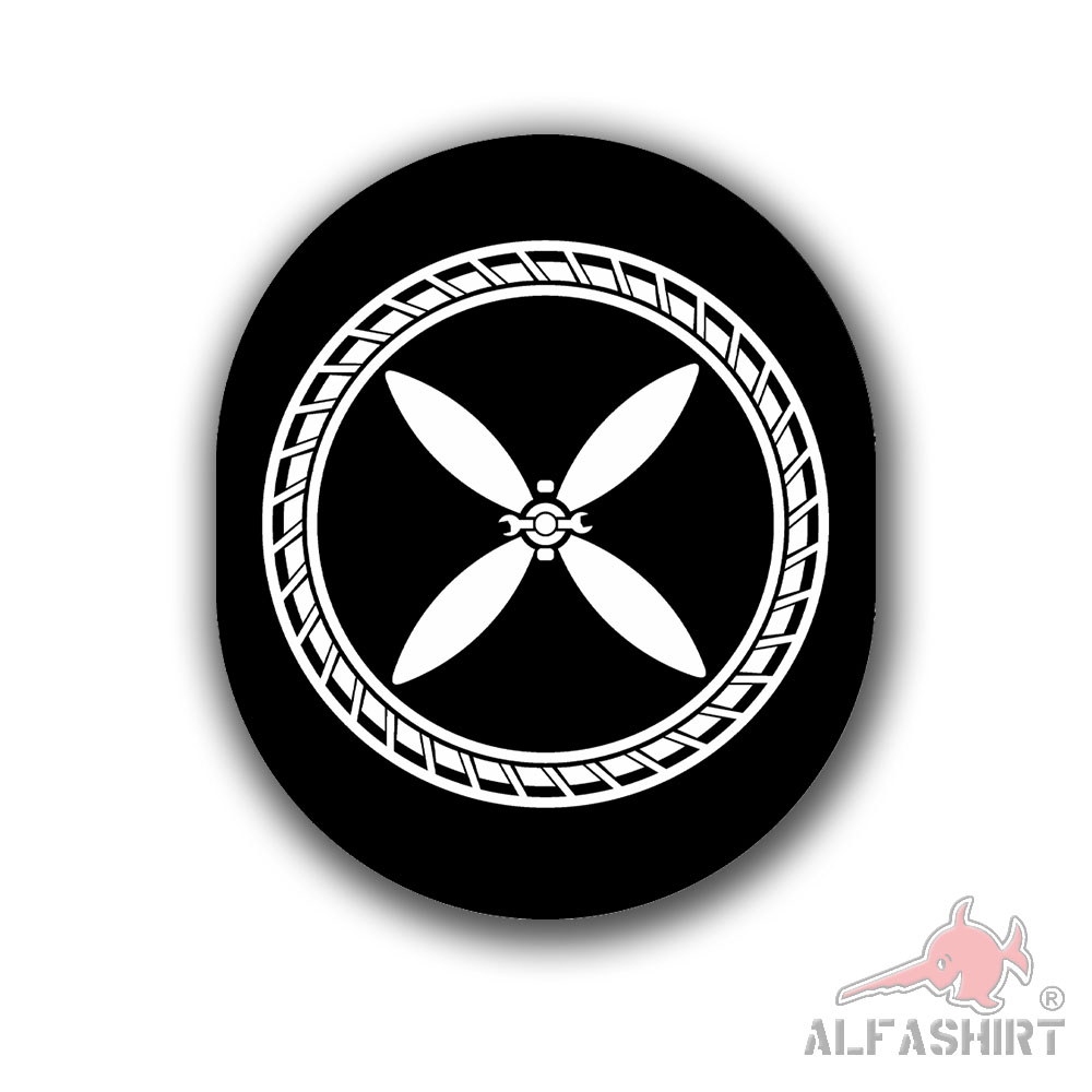 Aufkleber NVA Dienstlaufbahn Abzeichen 18x15cm Flugschüler #A6330