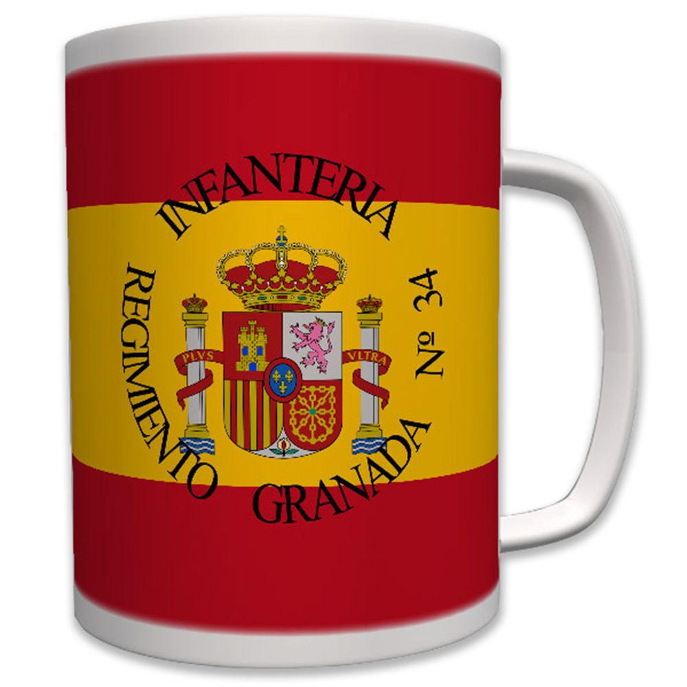 Infanteria Regimiento Granada No 34 spanische Armee Spanien - Tasse #6644