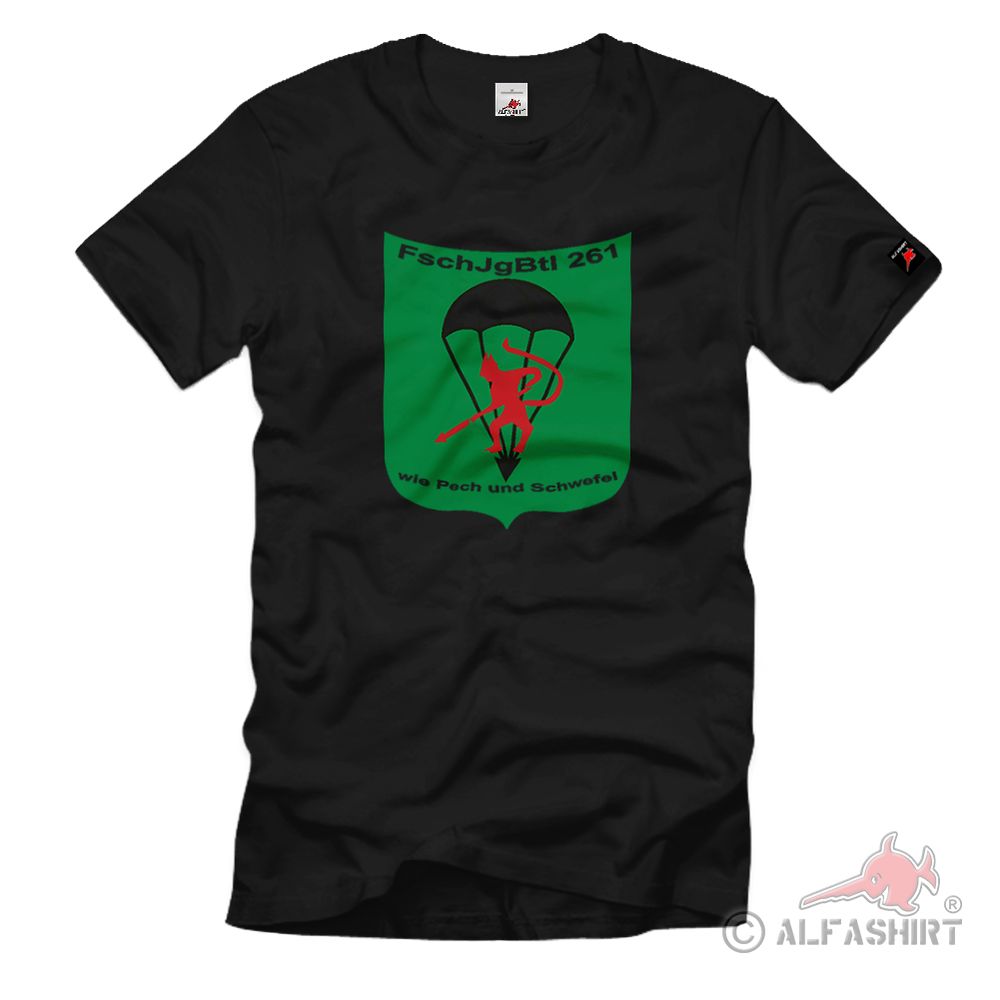 Paratrooper Battalion 261 Btl Lebach Bundeswehr Bw Heer - T Shirt # 1205