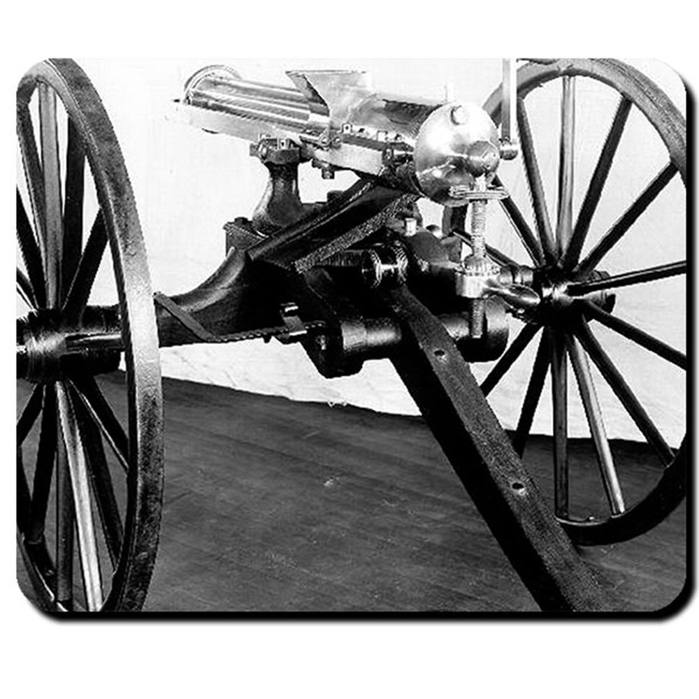 Gatling Repetiergeschütz Maschinengewehr Schnellfeuer Geschütz Mauspad #16340