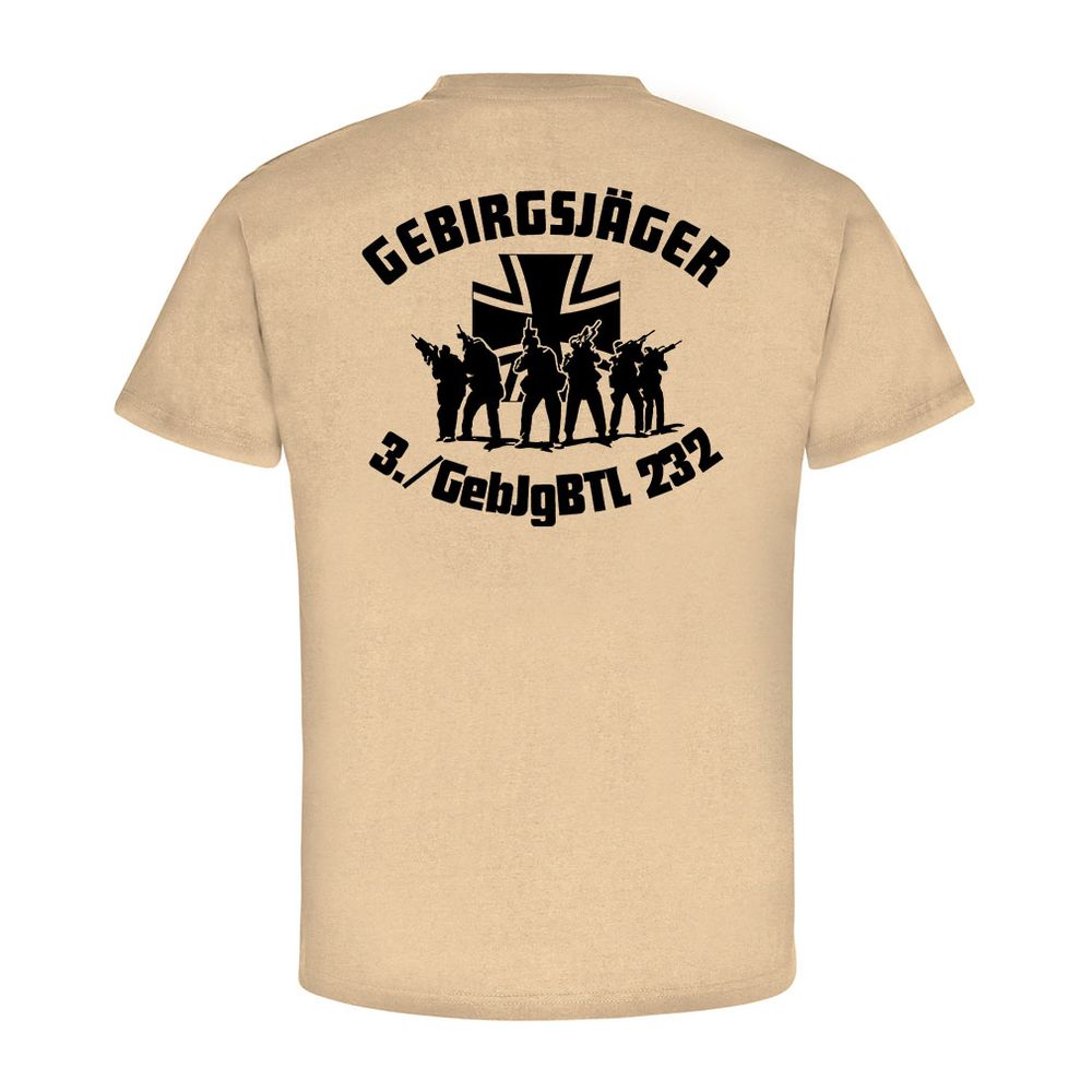 3. GebJgBtl 232 Gebirgsjäger BataillonKompanie Elite Gebirge - T Shirt #9193