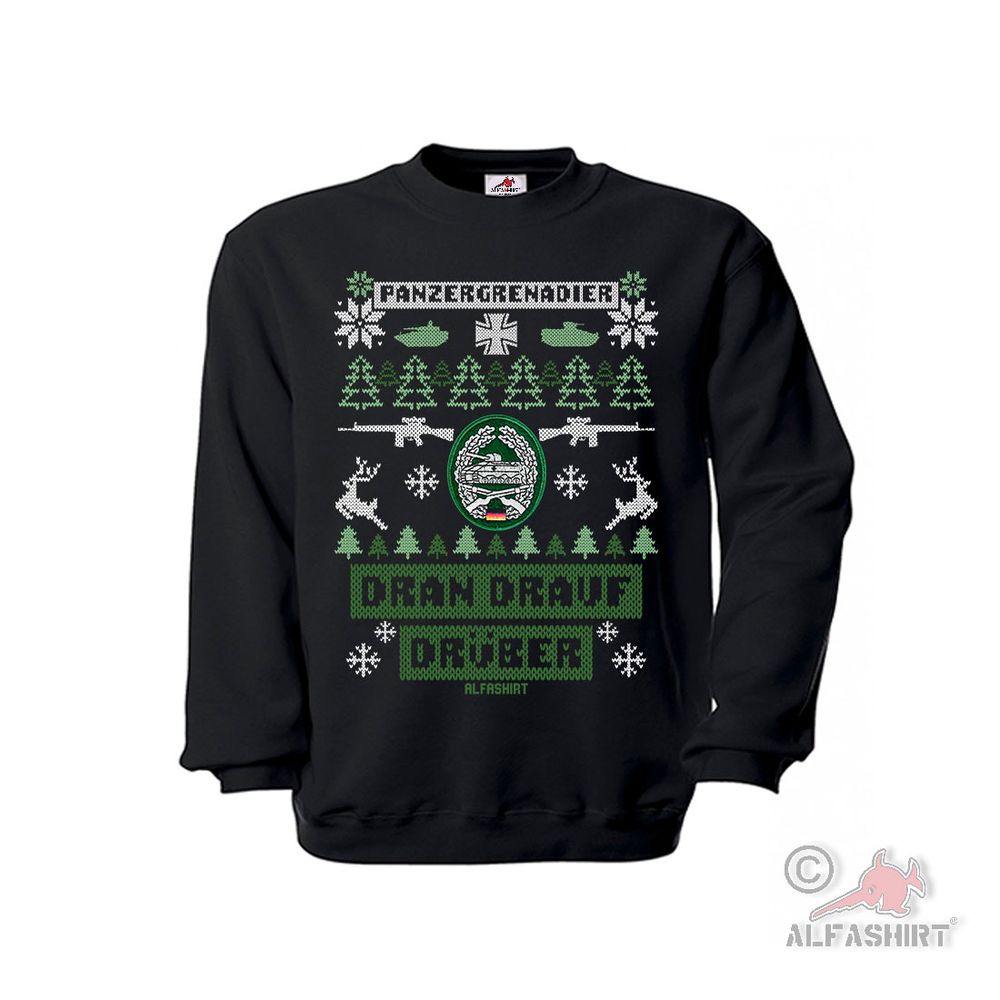 Pulli X-MAS Panzergrenadier Bundeswehr BW Weihnachten Pullover#45398