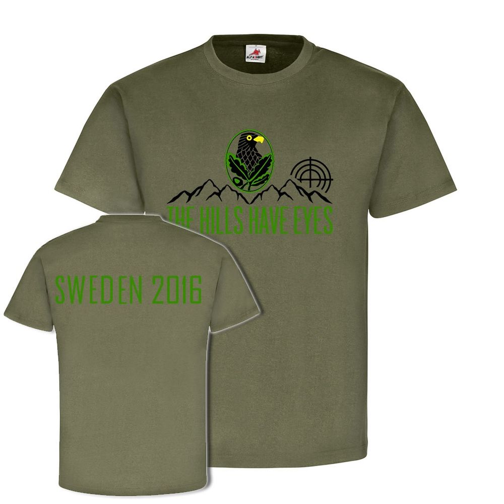 The hills have eyes Sweden 2016 Sniper Bundeswehr - T Shirt # 18192