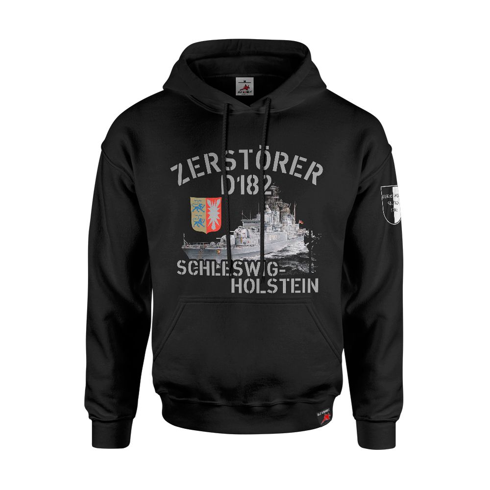Hoodie Lukas Wirp Zerstörer D182 Bundesmarine Schleswig Holstein Marine #46941