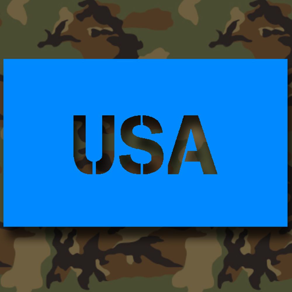 Lackierschablonen Aufkleber USA Typ 2 US Army 7cm A447