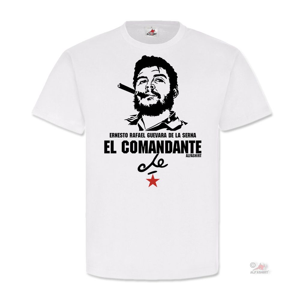 Che Guevara EL COMANDANTE Revolution Marxist Revolutionary T-shirt # 19655
