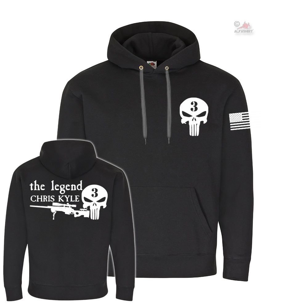 The Sniper Legend American US Sniper Texas Team Hoodie # 19493