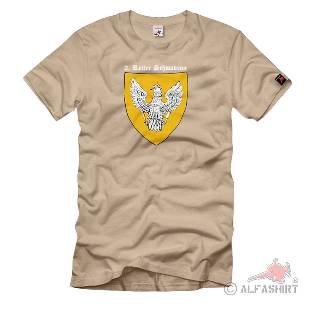 2. Reiterschwadron militärische Einheit Kavallerie Pferde Emblem - T Shirt #1581