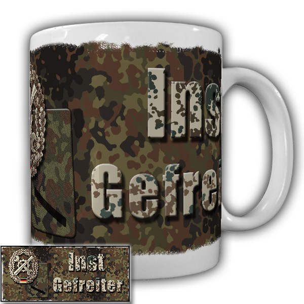 Tasse Inst Instandsetzung Gefreiter Dienstgrad Bundeswehr Militär #20933