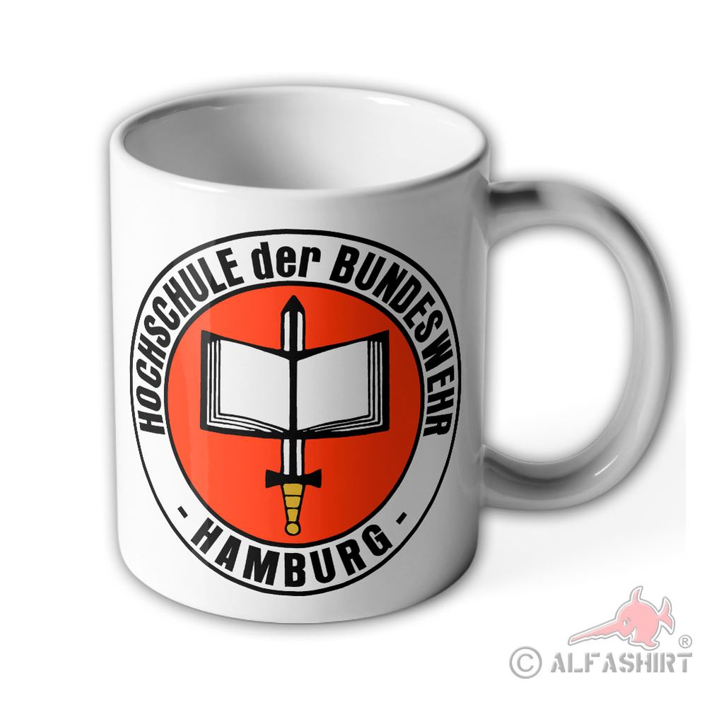 Tasse Hochschule der Bundeswehr Hamburg BW Abzeichen Wappen #43268