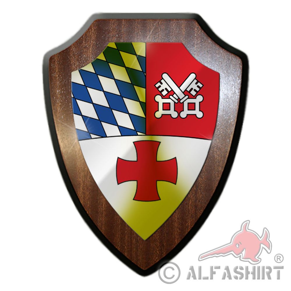 Heraldic shield SanBtl 4 Germany medic Bundeswehr badge # 35445