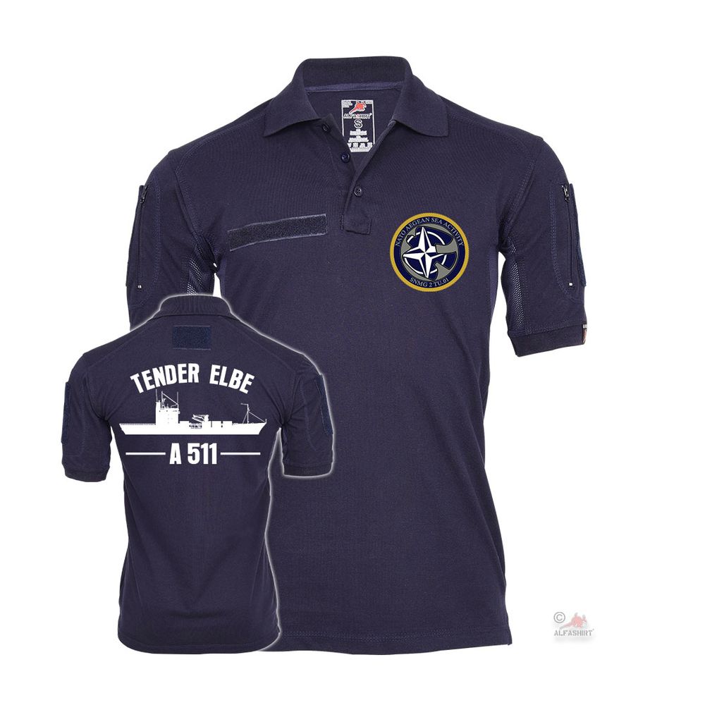 Tactical Polo Tender Elbe A511 Standing NATO Maritime Group 2 Crew #41148