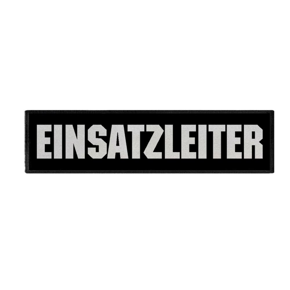 Rückenpatch Einsatzleiter Firma Security Sicherheitsdienst 28x7cm #40179