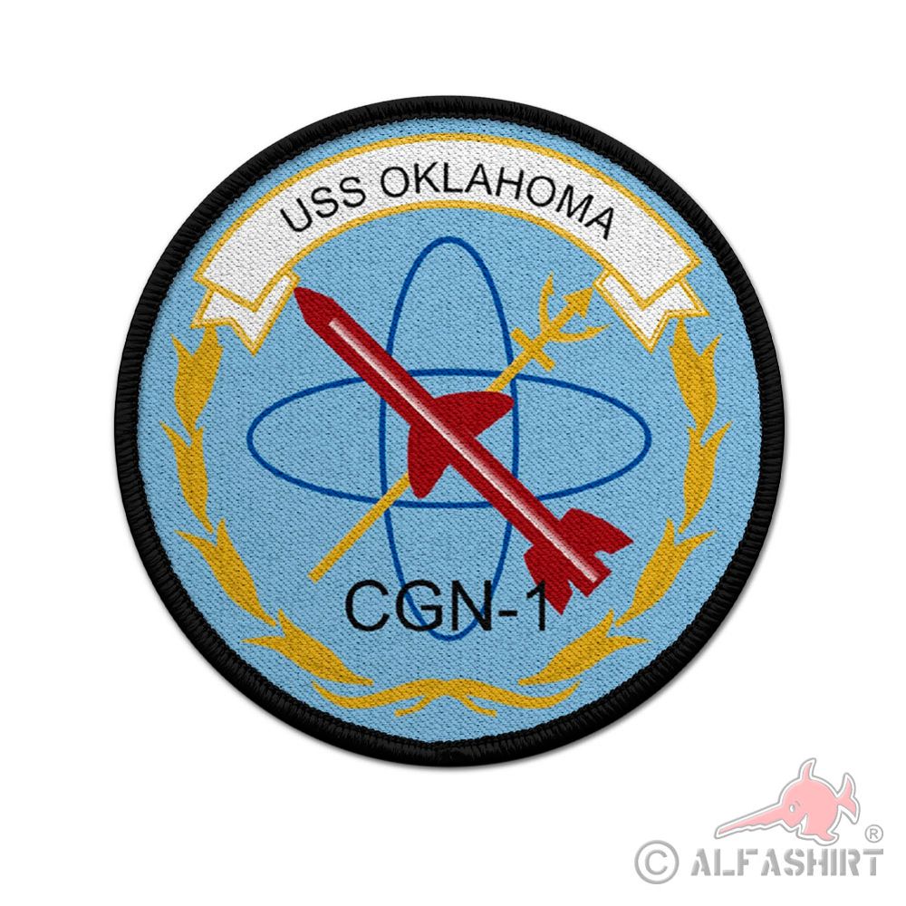 Patch USS Oklahoma CGN-1 US Navy Leichter Kreuzer Cleveland#43209